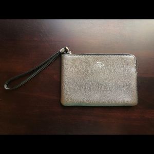 Bronze Coach Wristlet